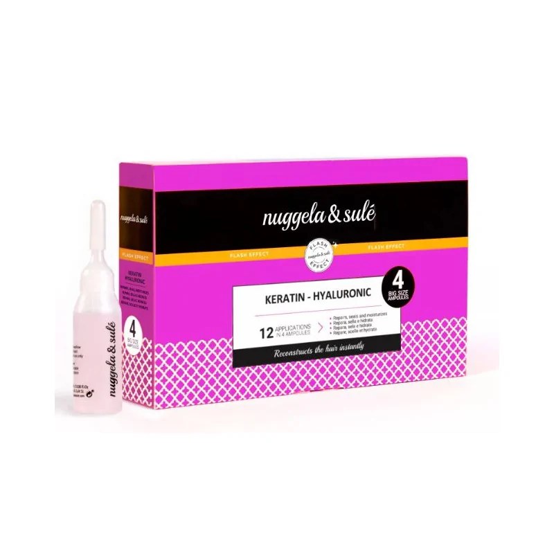 NUGGELA & SULÉ NUGGELA & SULÉ – KERATIN-HYALURONIC AMPOULES 4 X 10 ML