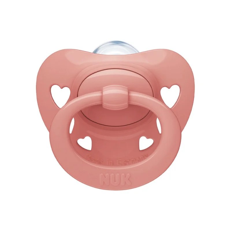 NUK Nuk Sucette en Silicone Signature 0-6 mois Rose
