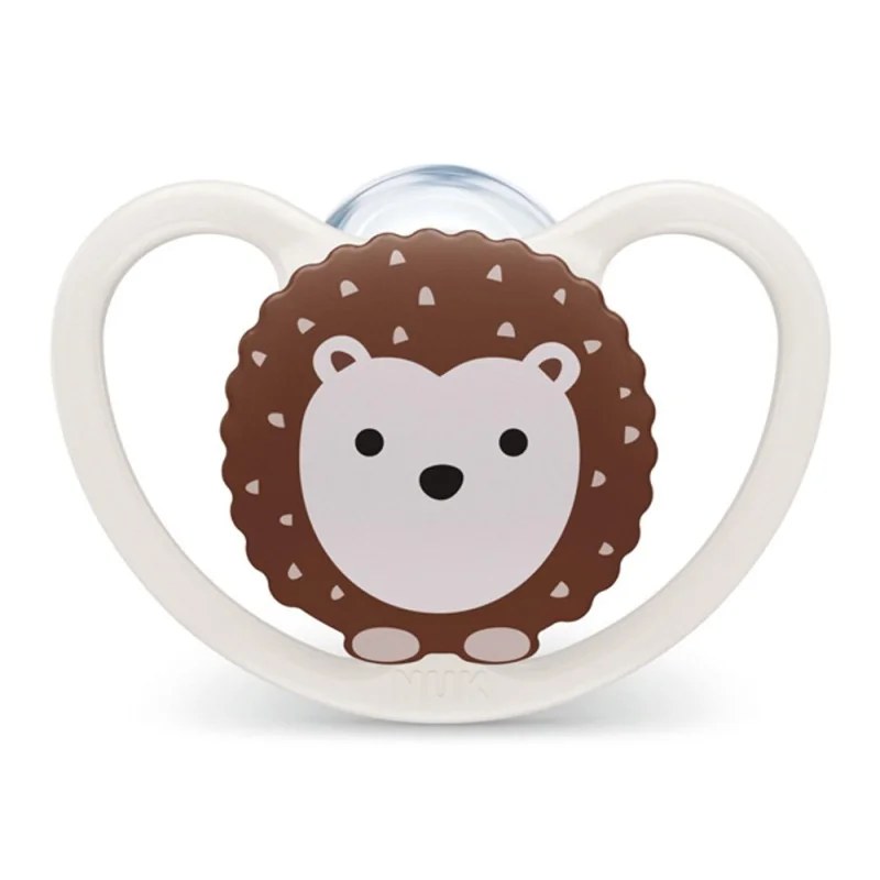 NUK NUK Sucette Space Silicone Hérisson 0-6mois