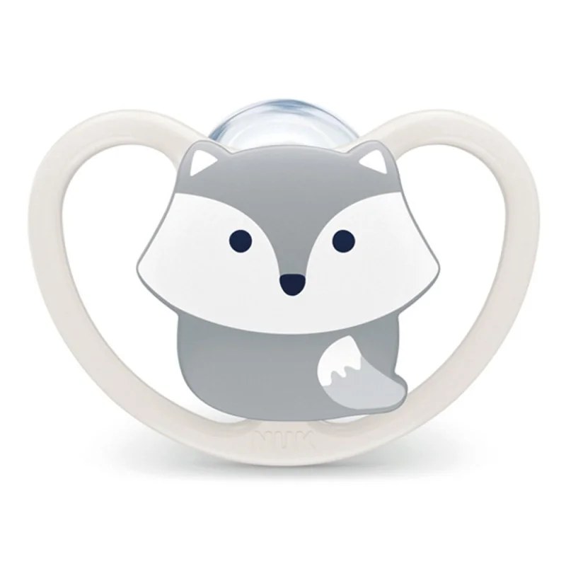 NUK Nuk Sucette Space Silicone Renard 0-6 Mois