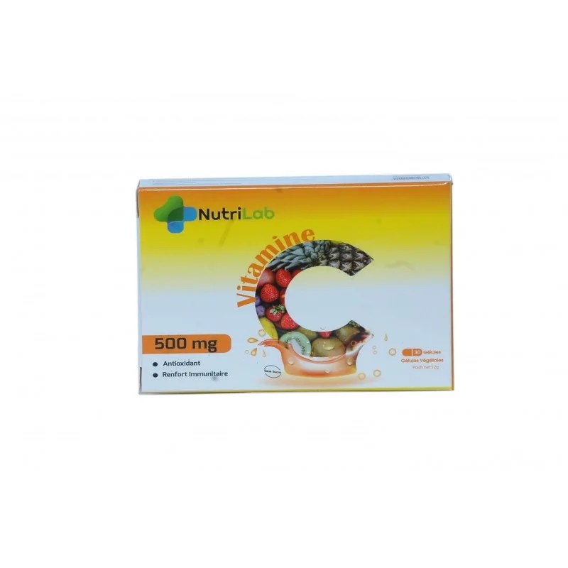 NutriLab  NutriLab Vitamine C 500 mg - 30gélules