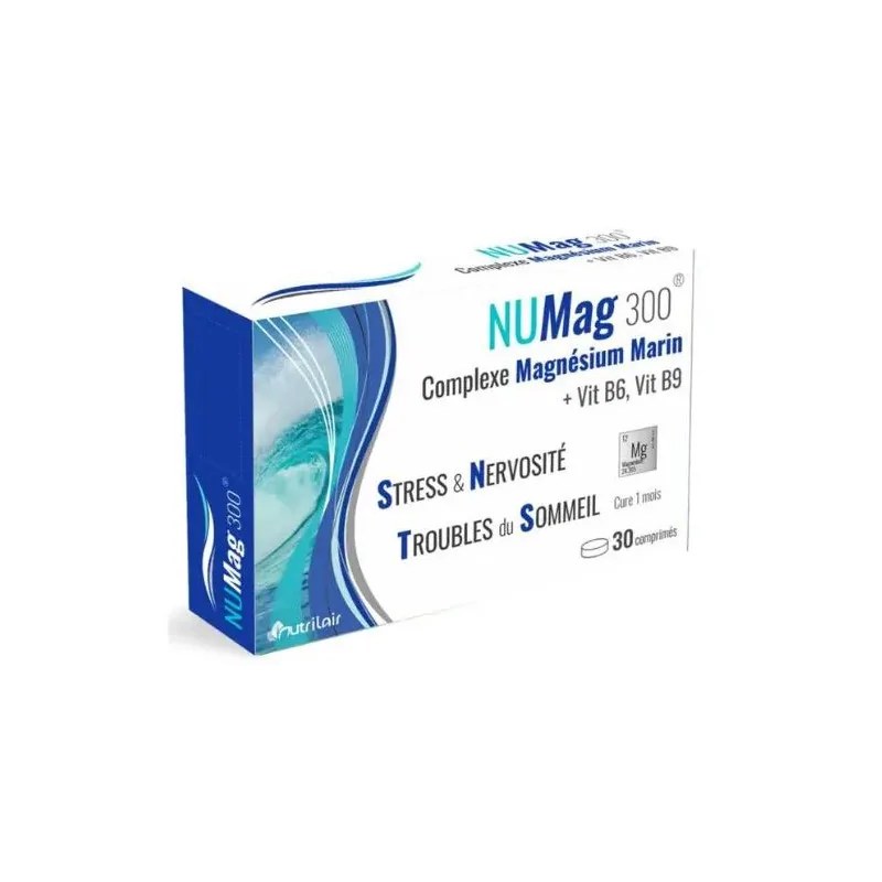 Nutrilair Numag 300 Complexe Magnesium Marin Comprimes
