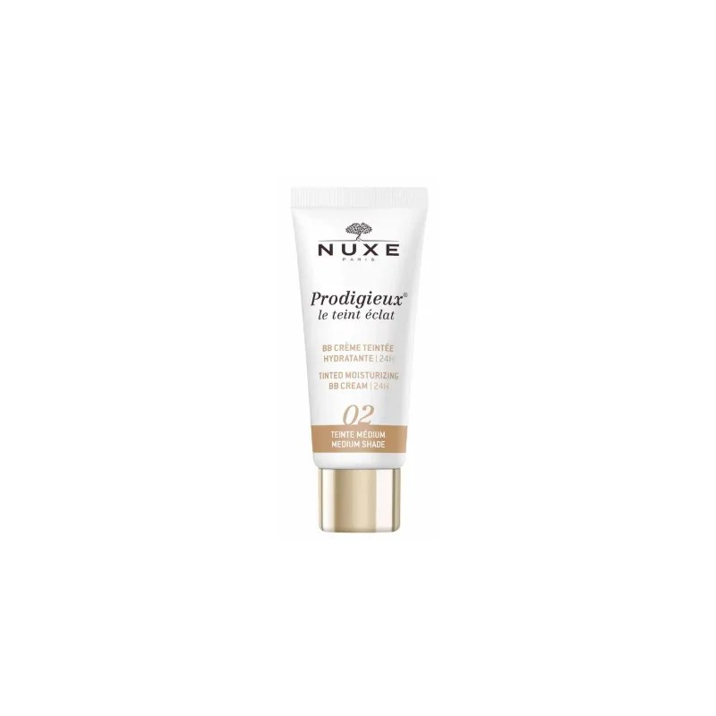 NUXE NUXE PRODIGIEUX LE TEINT ECLAT 02 BB CREME HYDRATANTE MEDIUM 30 ML