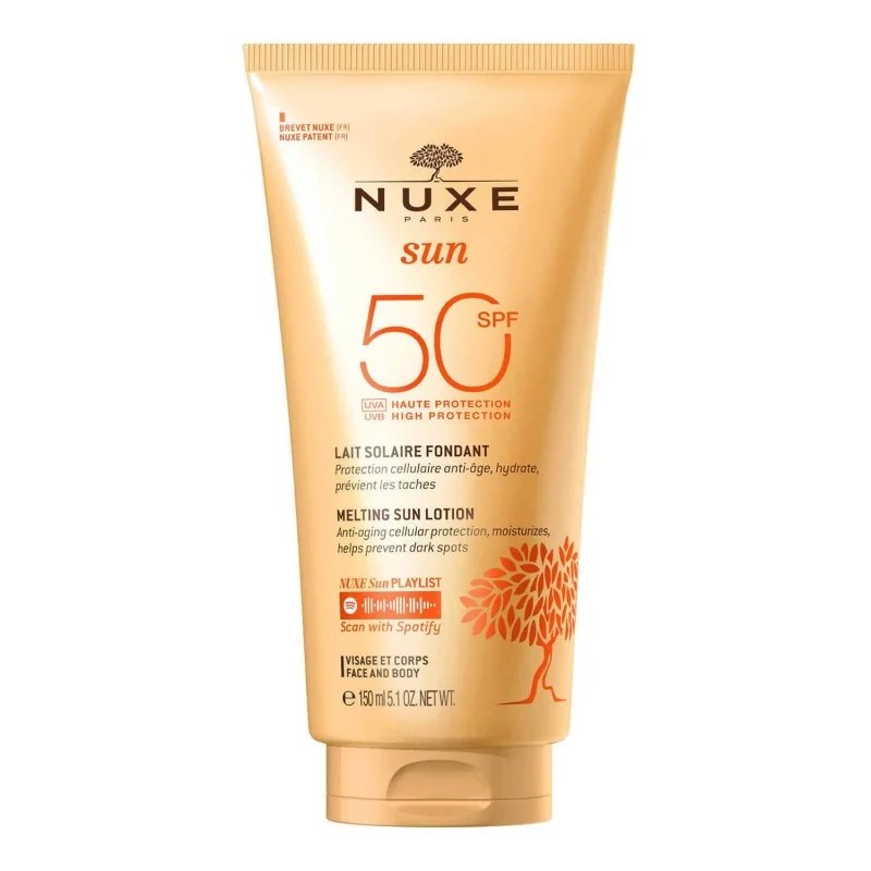 NUXE NUXE Sun Lait Solaire Fondant Haute Protection SPF50 visage et corps150 ml