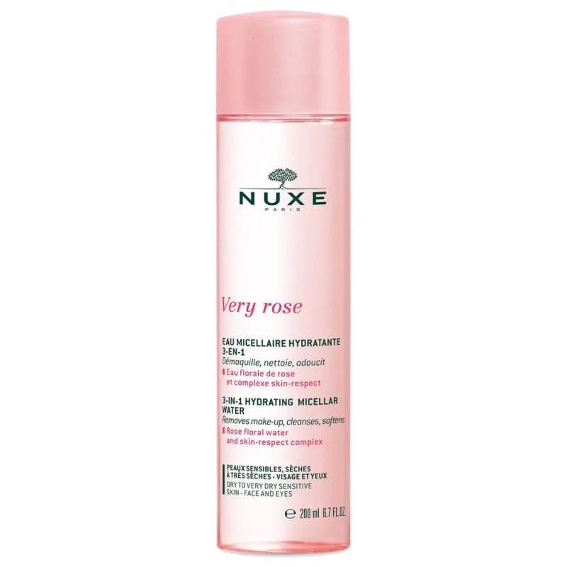 NUXE NUXE  Very Rose - Eau Démaquillante Peaux Sensibles, sèches à très sèches 200ml