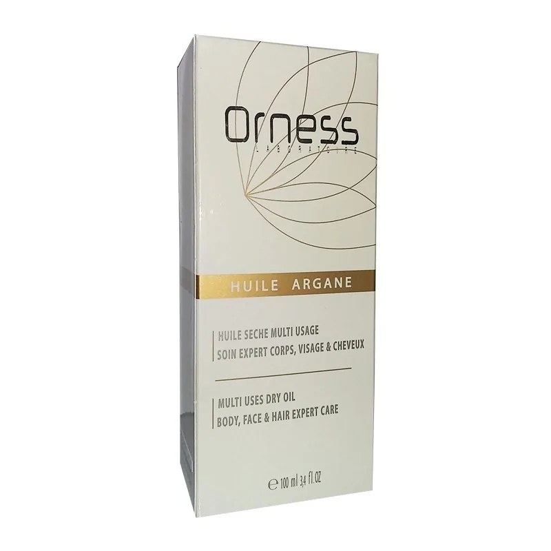 ORNESS  Orness Soin Expert Corps - visage - Cheveux - Huile Argane Sèche Multi-Usage 34ml
