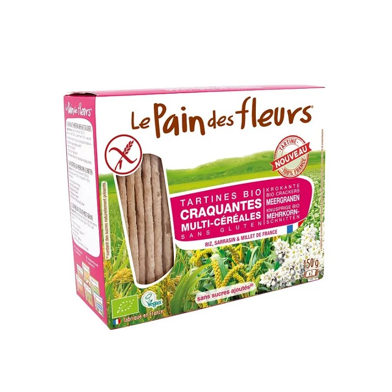 Pain des fleurs Le Pain des Fleurs Tartine Craquante Multi-Céréales 150G