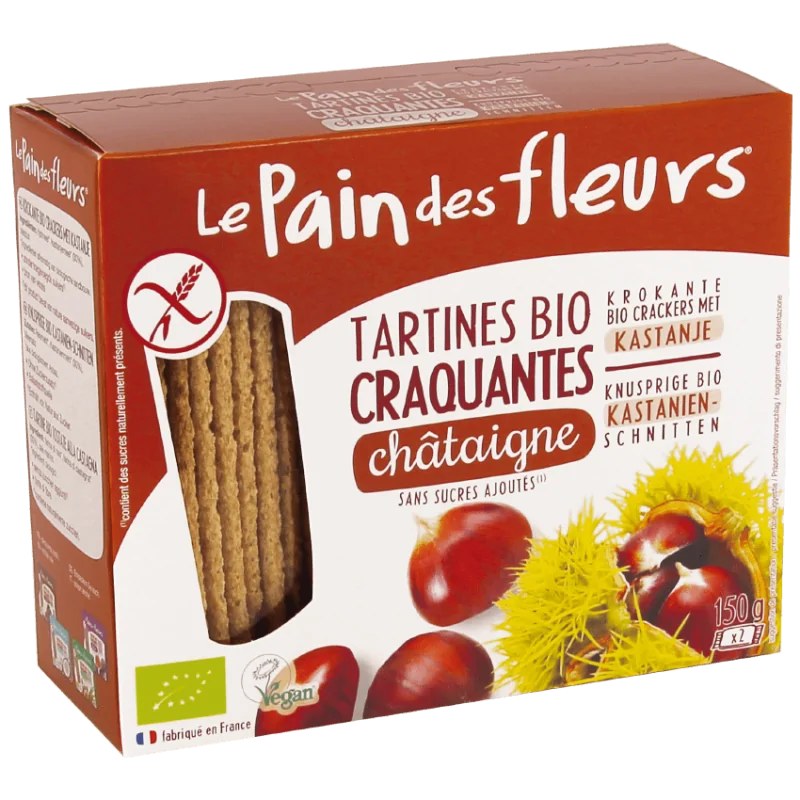 Pain des fleurs Le Pain des Fleurs Tartines Craquantes Châtaigne 150G
