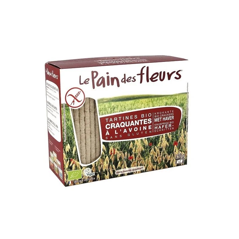 Pain des fleurs PAIN DES FLEURS Tartines Craquantes avoine 150 G