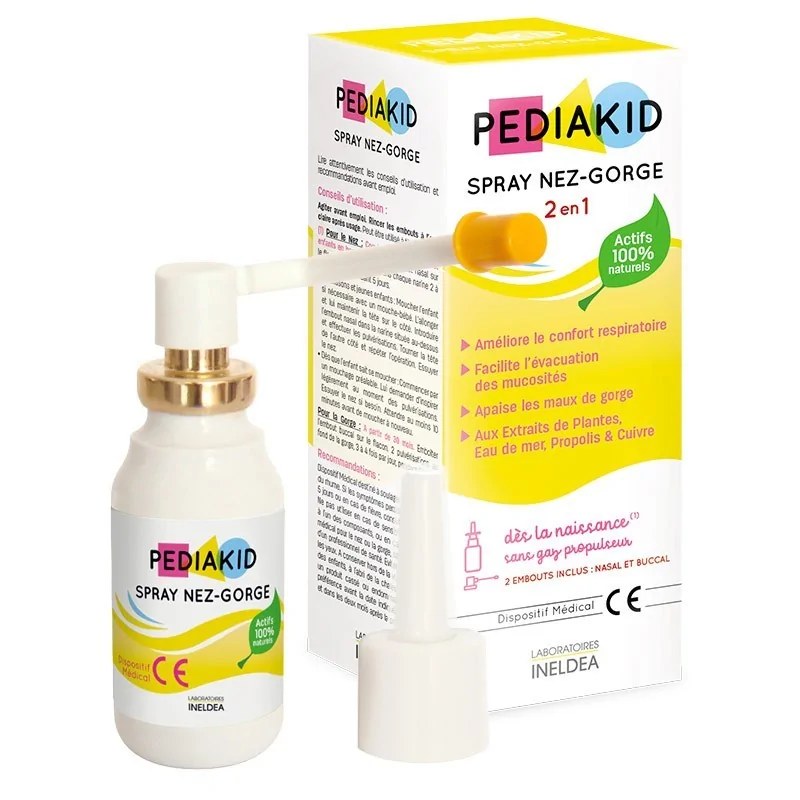 PEDIAKID  PEDIAKID SPRAY NEZ-GORGE 20 ml