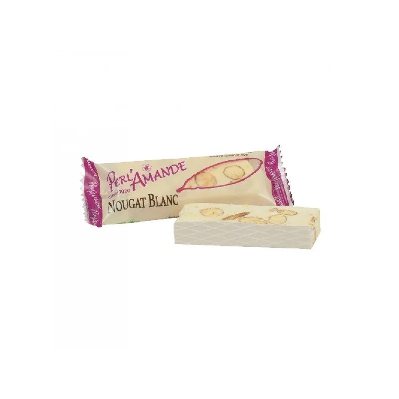PERL' AMANDE PERL' AMANDE BARRE DE NOUGAT BLANC 20G