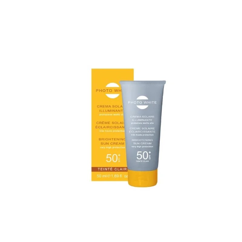 PHOTOWHITE PHOTOWHITE CRÈME SOLAIRE TEINTÉE CLAIRE  ECLAIRICISSANTE SPF 50+ 50ML
