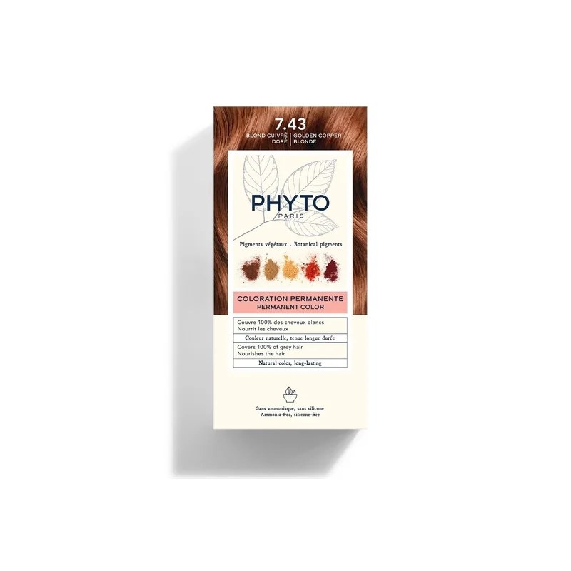 PHYTO PHYTO COLORATION 7.43 BLOND CUIVRÉ DORÉ