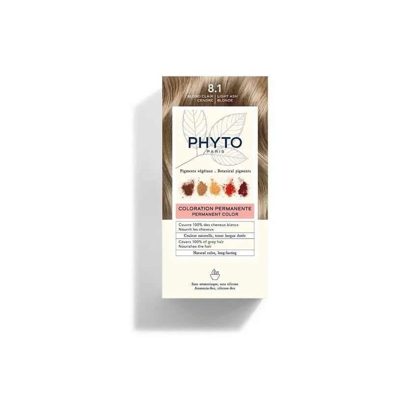 PHYTO PHYTO COLORATION 8.1 BLOND CLAIR CENDRÉ