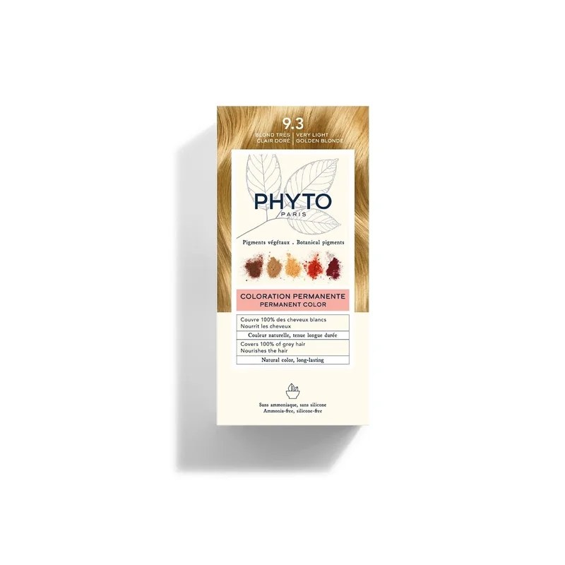 PHYTO PHYTO COLORATION 9.3 BLOND TRÈS CLAIR DORÉ
