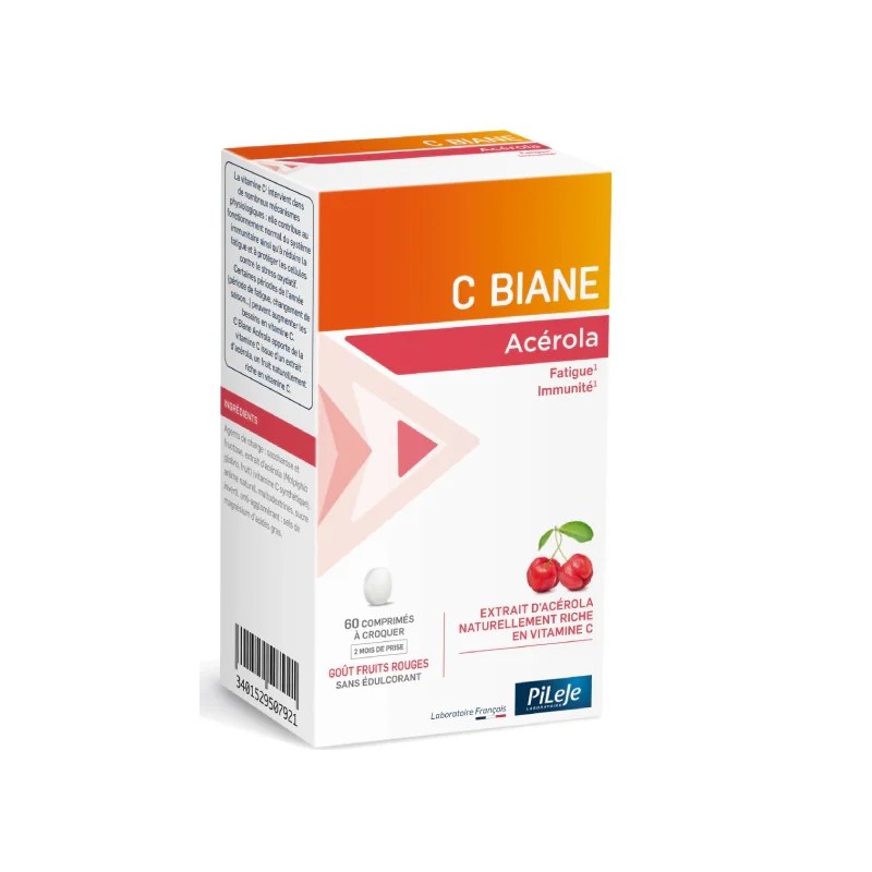 pileje PILEJE  C Biane Acérola - 60 comprimés