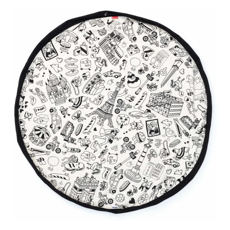 Play&go play&go Sac de rangement de jouets et tapis de jeux Play & Go Coloriage Paris
