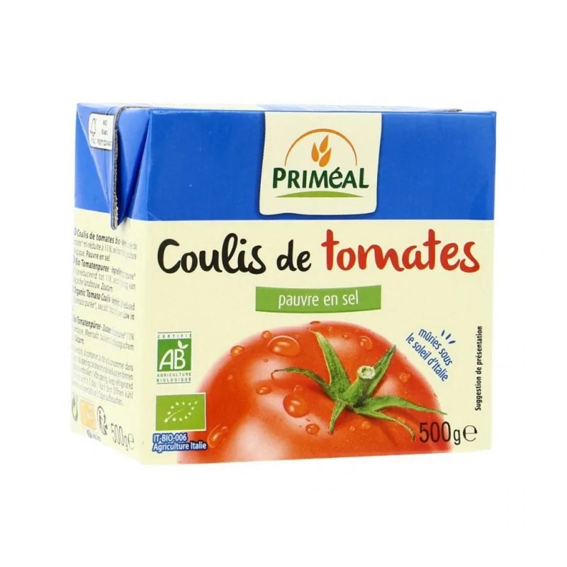 Priméal Primeal COULIS DE TOMATES 500 G