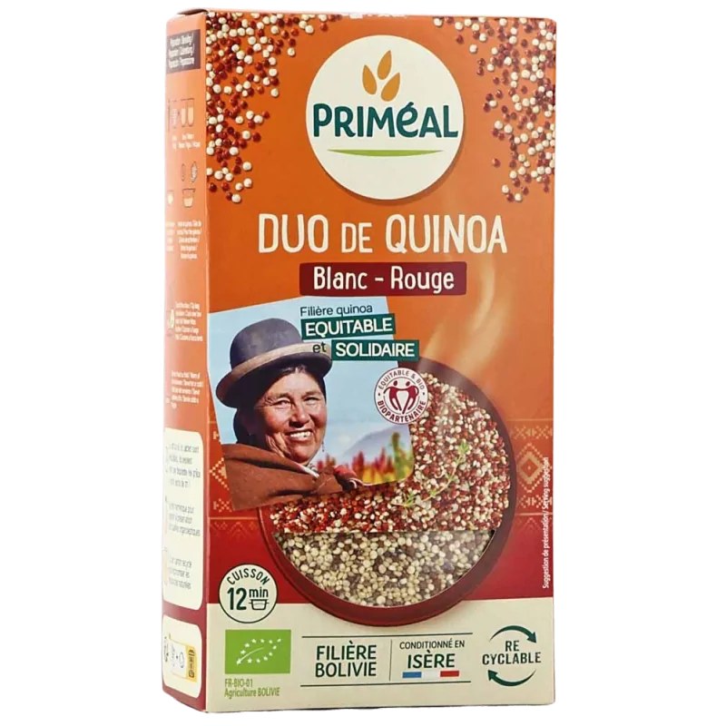 Priméal Primeal DUO DE QUINOA 500 G  (Blanc et rouge)