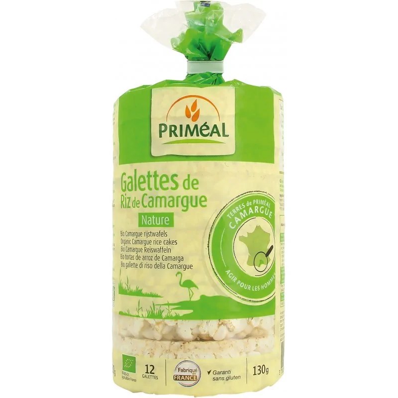 Priméal Primeal Galettes riz de camargue salee 130g