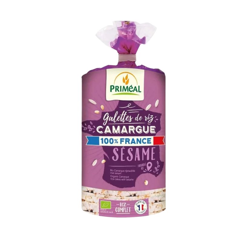 Priméal Primeal Galettes riz de camargue sesame 130g