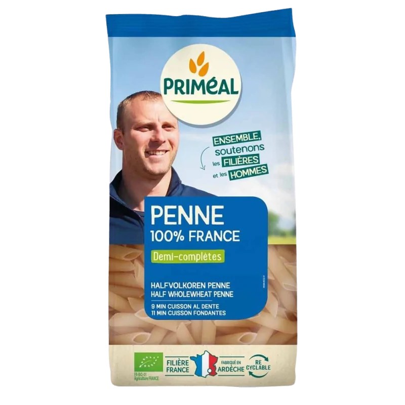 Priméal Primeal PENNE DEMI-COMPLETES 500G