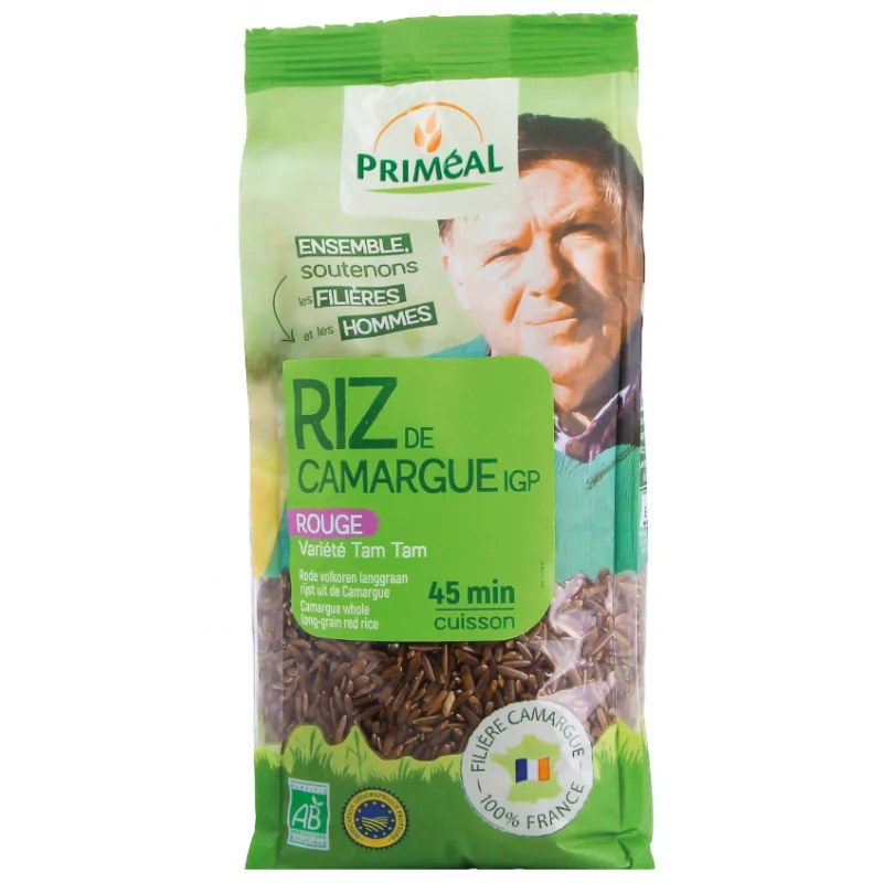 Priméal Primeal Riz long rouge de camargue 500g