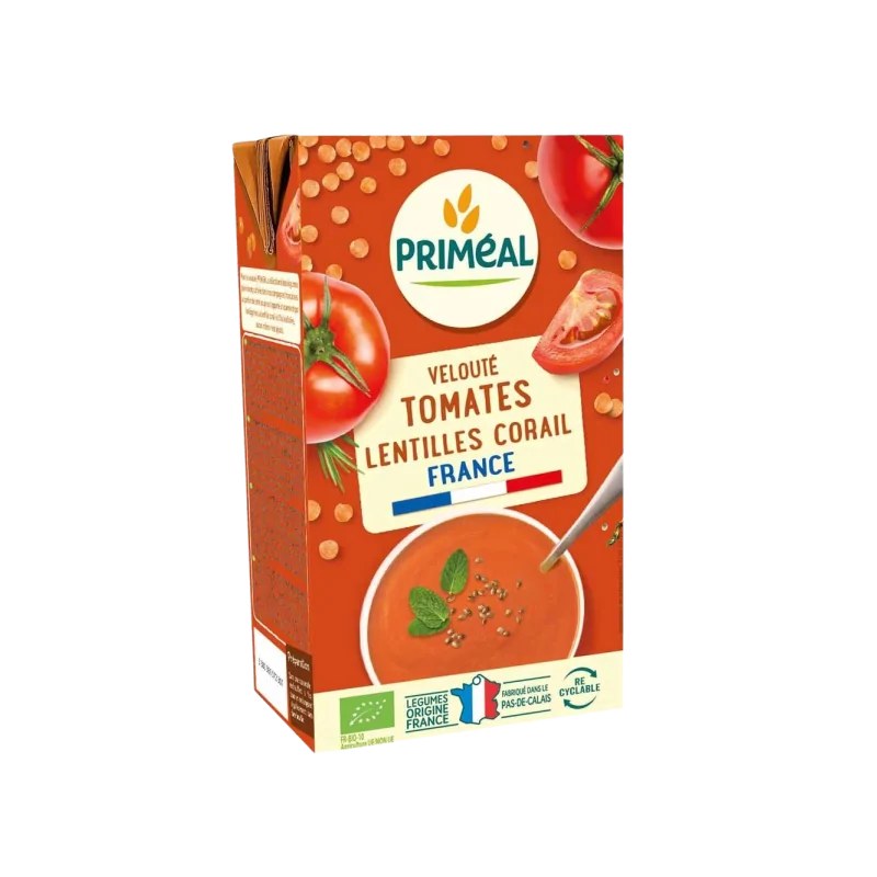 Priméal PRIMEAL VELOUTE TOMATES & LENTILLES CORAIL 1L