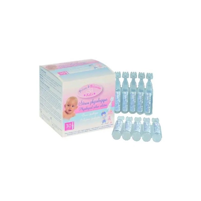 PRINCE & PRINCESSE LILI PRINCE & PRINCESSE LILI SERUM PHYSIOLOGIQUE 20 DOSES DE 5 ML