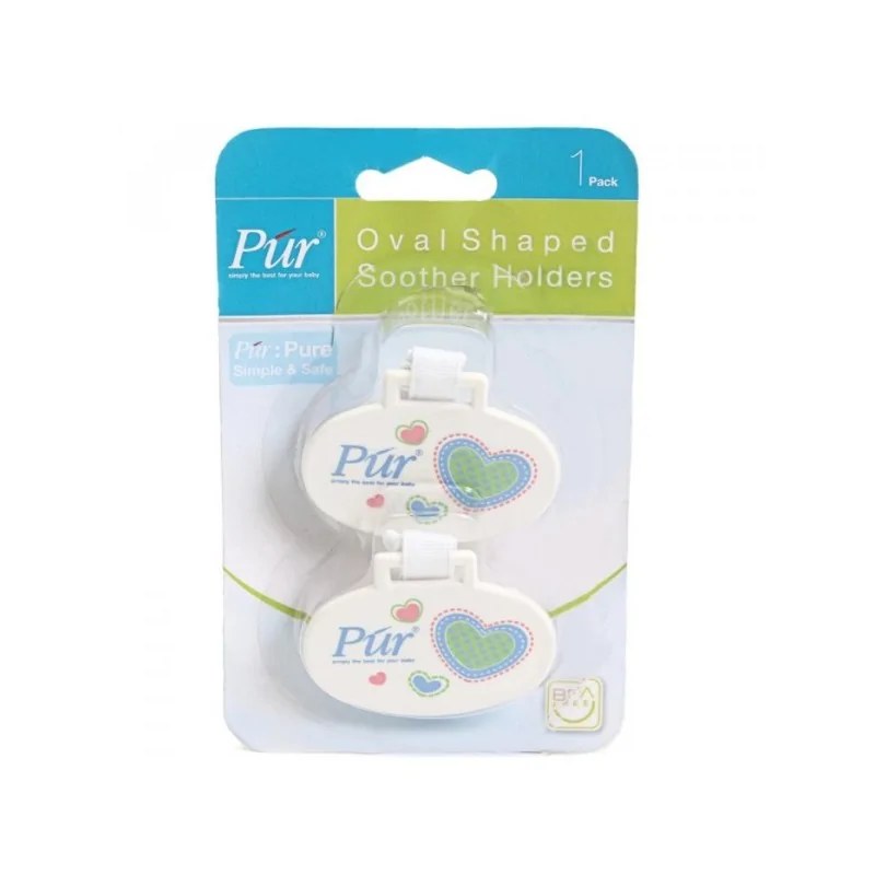 pur Pur Lot 2 attaches sucette Bleu