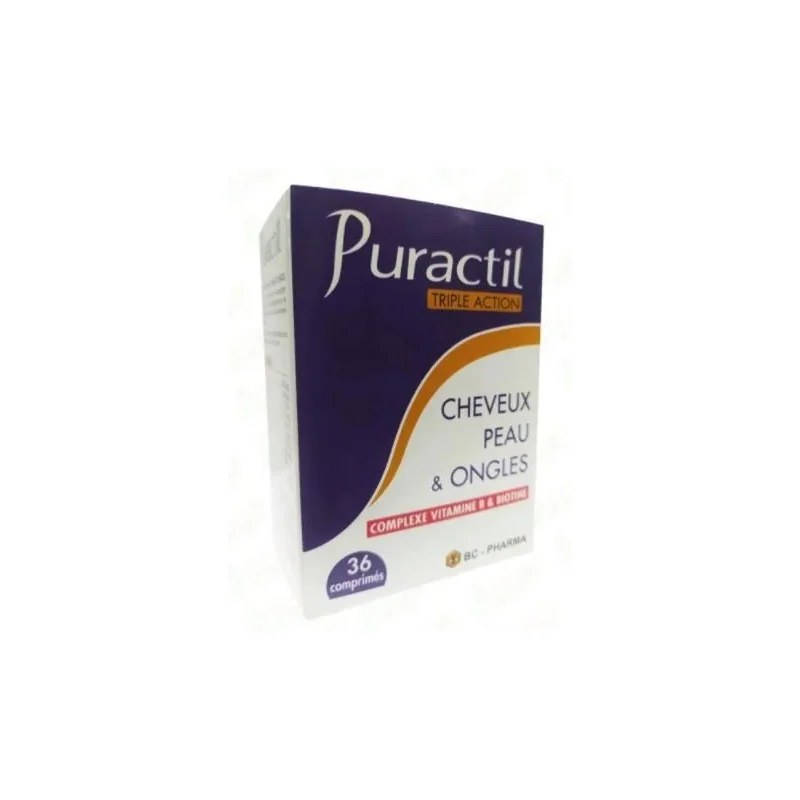 PURACTIL Puractil BC Vitamine B & Biotine 36cps