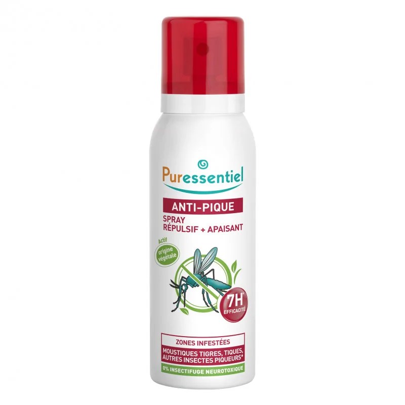 PURESSENTIEL PURESSENTIEL ANTI PIQUE SPRAY RÉPULSIF + APAISANT 7 H 75ML