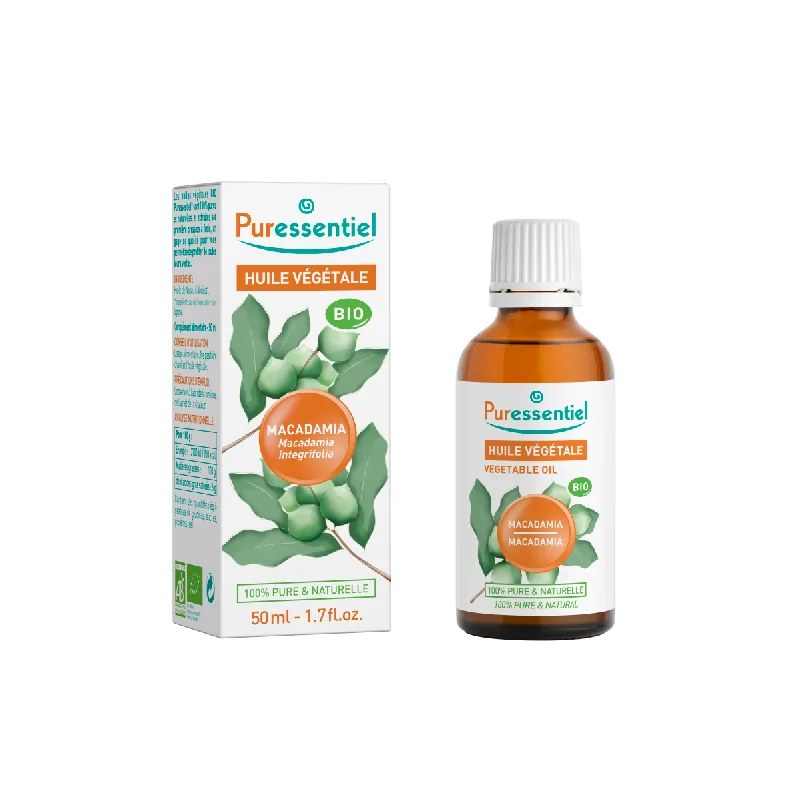 PURESSENTIEL Puressentiel Huile végétale macadamia bio 50ml