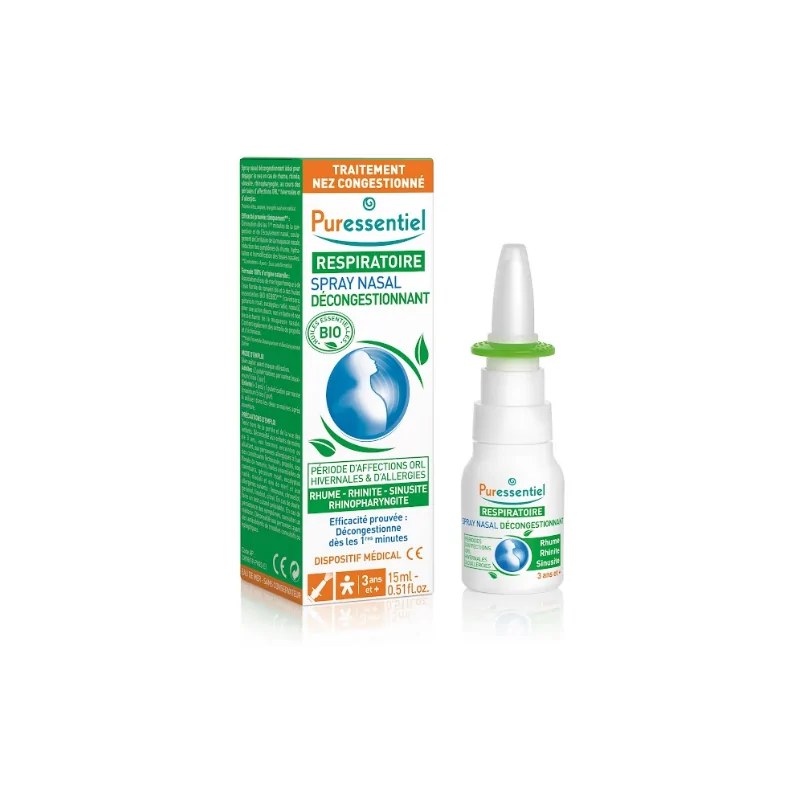 PURESSENTIEL Puressentiel Spray nasal hypertonique respiratoire -15ml