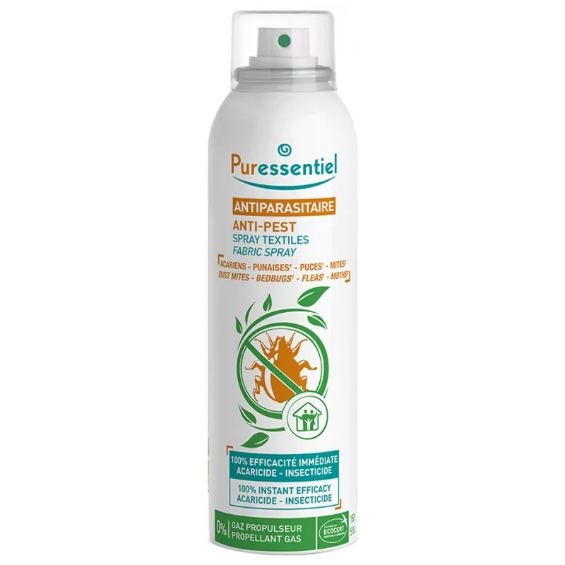 PURESSENTIEL PURESSENTIEL SPRAY TEXTILE ANTIPARASITAIRE 150 ML