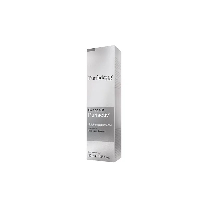 puriaderm Puriaderm Puriactiv Eclaircissant intense soin de nuit 30 ml