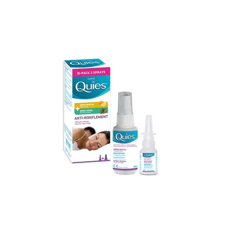 QUIES QUIES BIPACK SPRAY BUCCAL + NASAL AR Flacon 15 + 70 ml