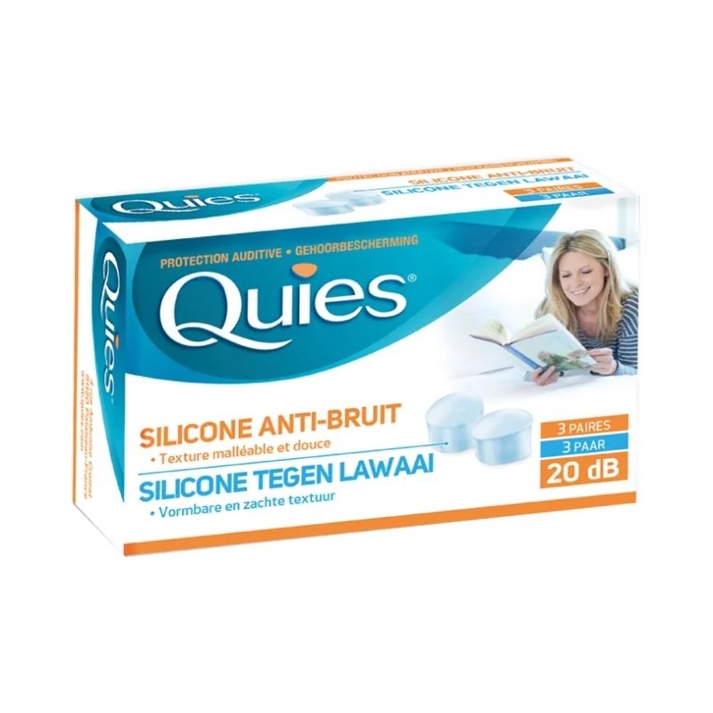 QUIES QUIES SILICONE DISCRETION ANTI-BRUIT BTE 6 UNITÉS
