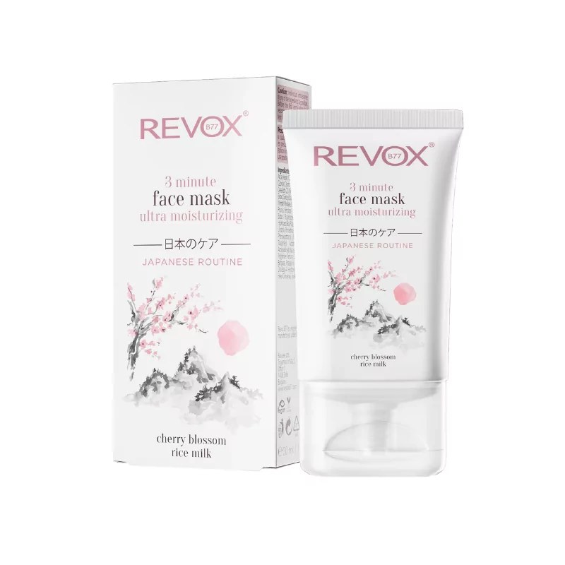 Revox REVOX B77 JAPANESE RITUAL 3 MINUTE ULTRA MOISTURIZING FACE MASK, 30 ml