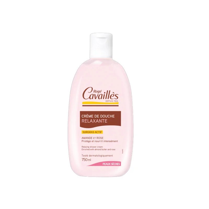 ROGE CAVAILLES ROGÉ CAVAILLÈS CRÈME DE DOUCHE BEURRE D'AMANDE ET ROSE 750 ML