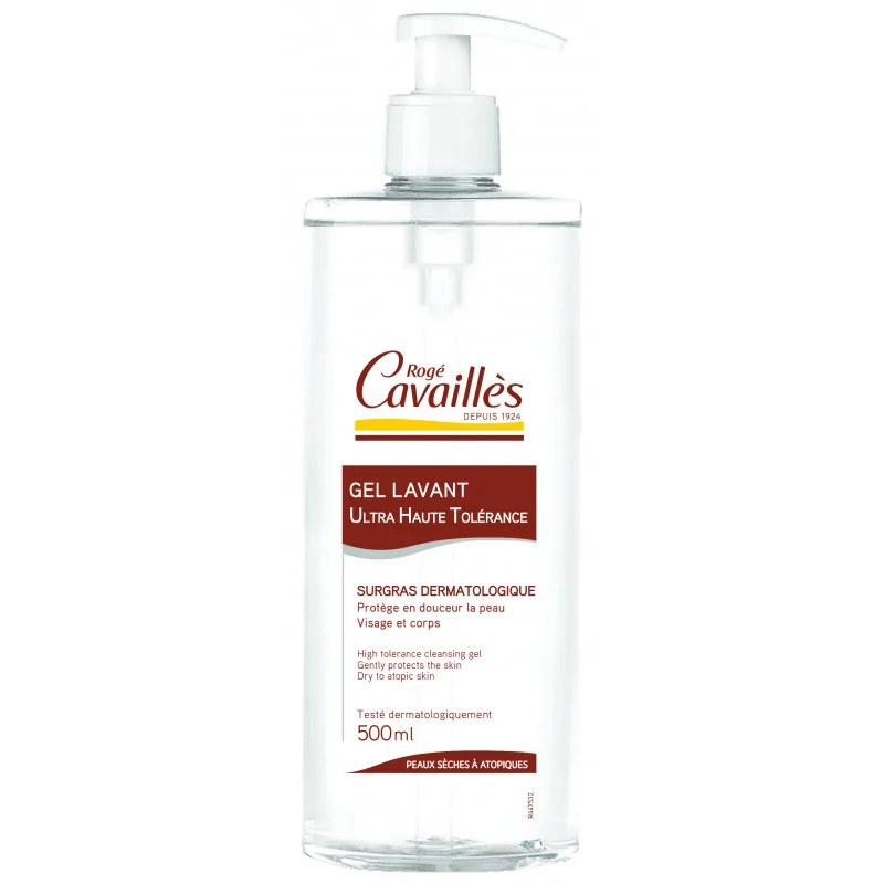 ROGE CAVAILLES ROGE CAVAILLES DERMO-U.H.T. GEL LAVANT SURGRAS 500 ML