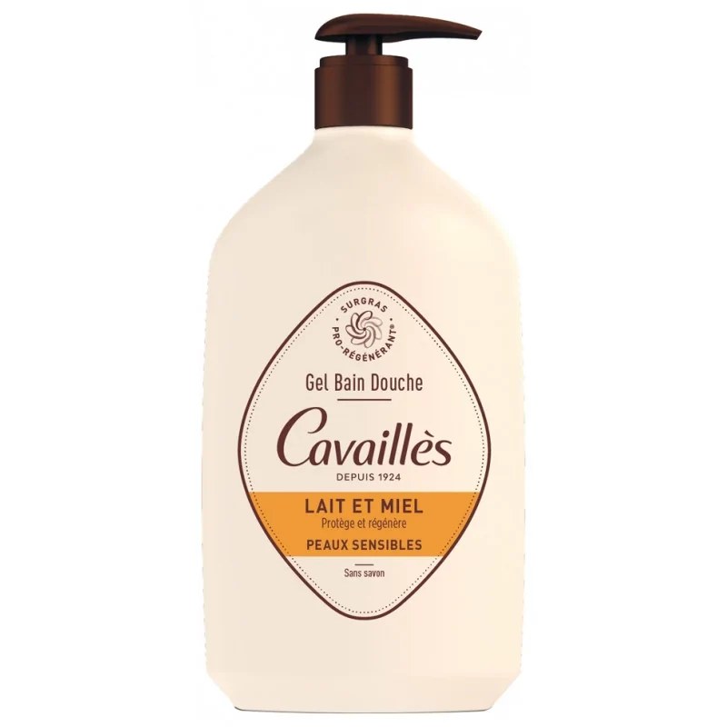 ROGE CAVAILLES ROGÉ CAVAILLÈS GEL SURGRAS ACTIF BAIN DOUCHE LAIT ET MIEL 1L