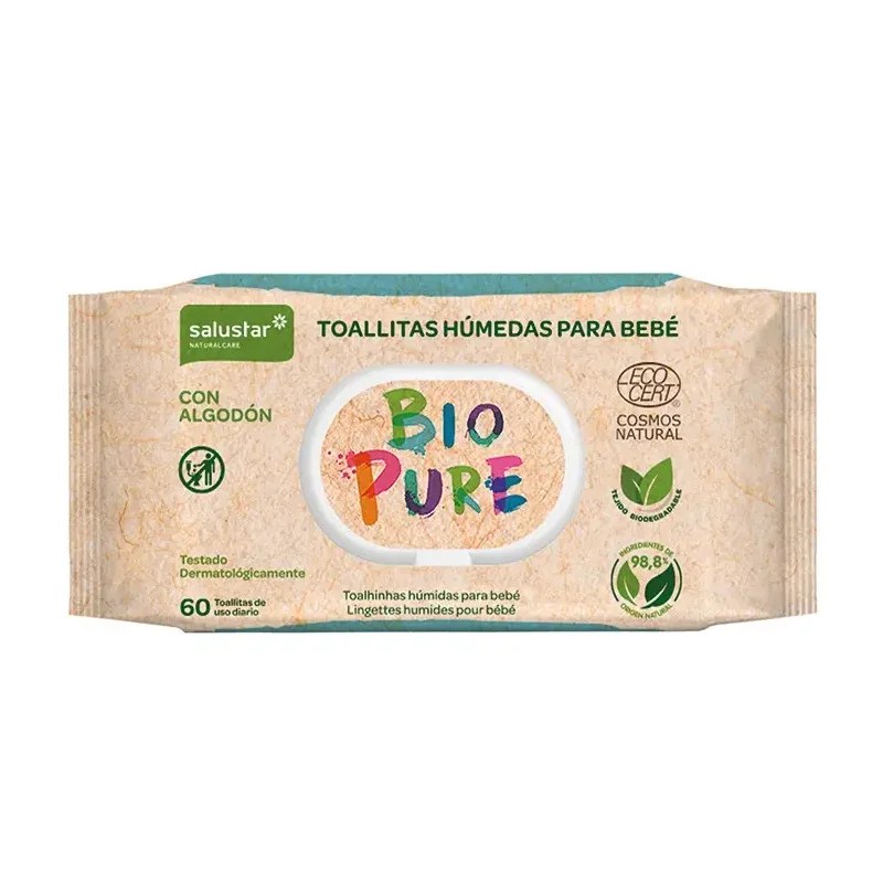 SALUSTAR SALUSTAR BIOPURE LINGETTES BEBE B60
