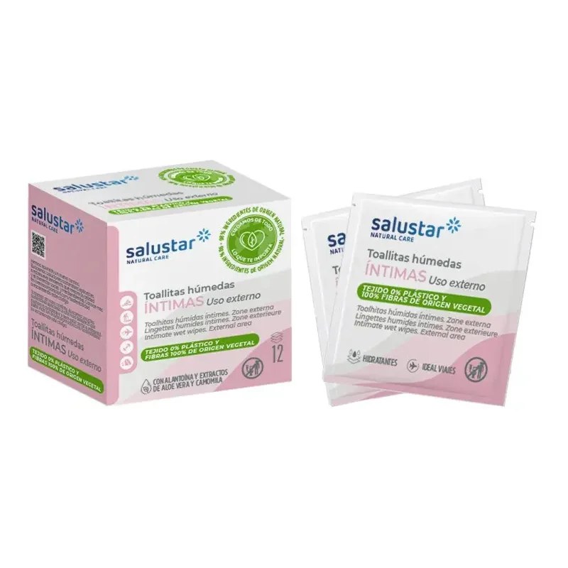 SALUSTAR SALUSTAR Hygiène Intime Lingettes Humides Unidoses 12 unités