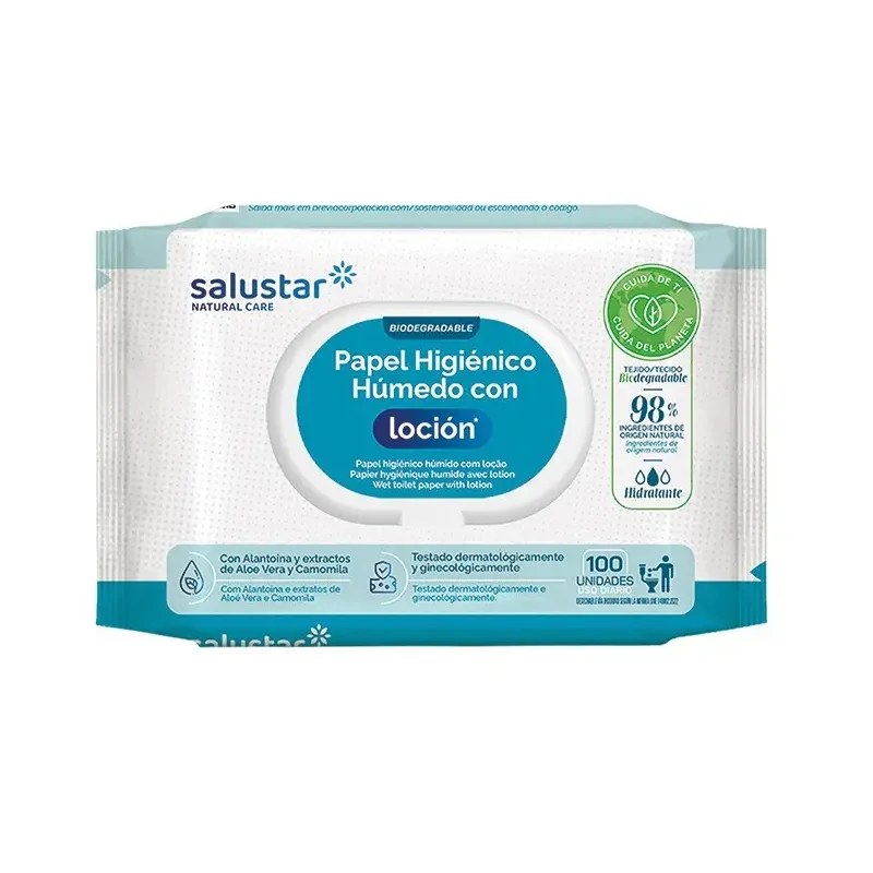 SALUSTAR SALUSTAR Papier toilette humide 100 unités