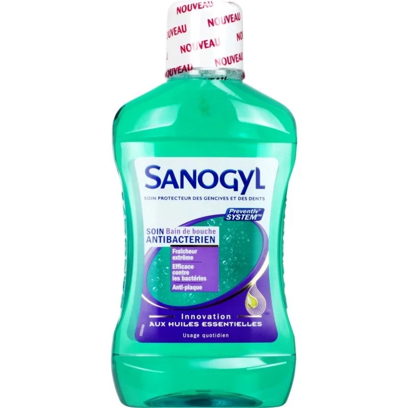 SANOGYL SANOGYL BAIN DE BOUCHE ANTIBACTERIEN AU HUILES ESSENTIELLES FL 500ML