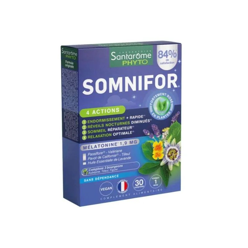 Santarome SANTAROME SOMNIFOR MELATONINE 1,9MG 30 COMPRIMES