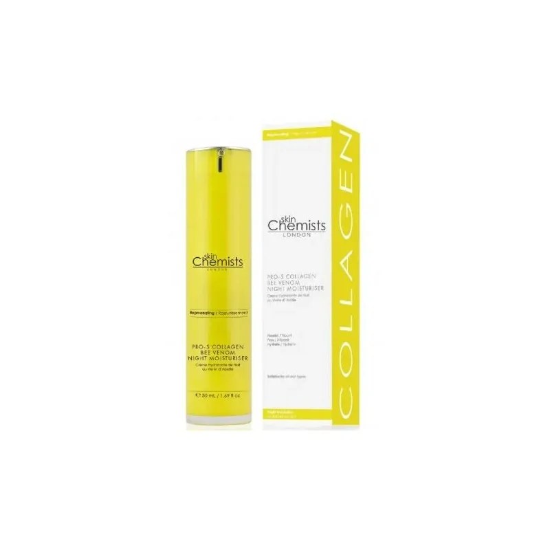 SkinChemists SkinChemists Crème Hydratante De Nuit Au Collagène Et Au Venin D’Abeille Pro-5 50ml