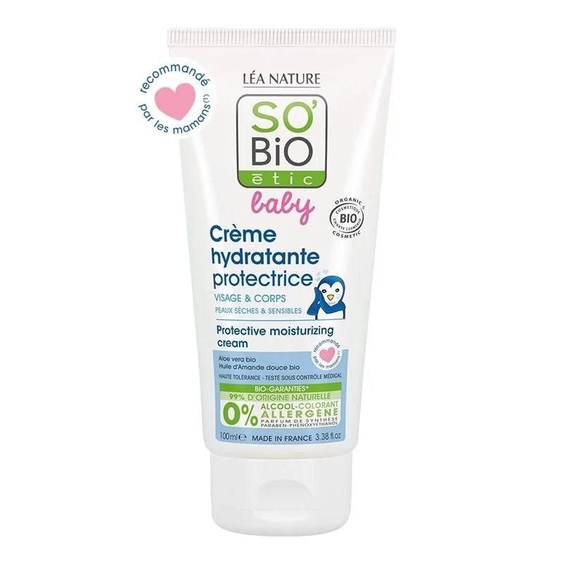 SO'BiO SO BIO Baby CRÈME HYDRATANTE PROTECTRICE - 100ML