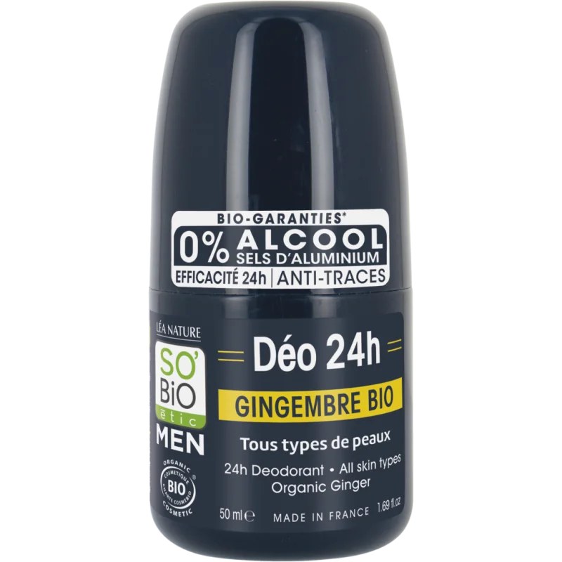SO'BiO SO BIO DEODORANT MEN GINGEMBRE 50ML